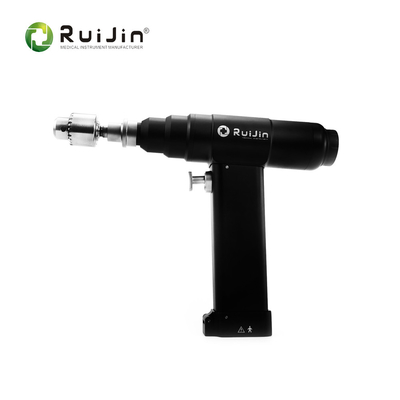 Black Surgical Bone Drill Class II Instrument Classification ABCD-123 for Bone Osteotomy and Osteoplasty Procedures